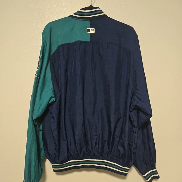 EUC Men's Vintage 90's MLB Seattle Mariners Starter Windbreaker Jacket Large - Picture 6 of 7